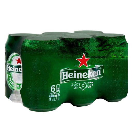 Heineken Lager Can (6 x 330ml)