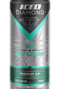 Iced Diamond Gin & Dry Lemon Can 440ml