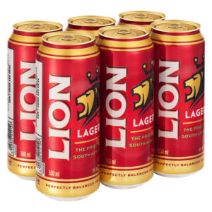 Lion Lager Can (6x500ml)